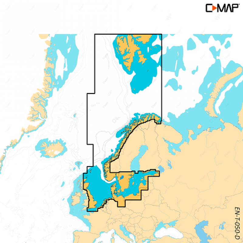 C Map Discover X Chart North Central Europe M Fr T D Ms On The