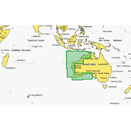 Carte Navionics+ Australie, Ouest