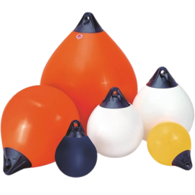 Plastimo Spherical fender series A, A4 Red blue tip