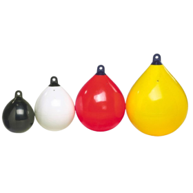 Plastimo Spherical fender black eye diameter 45cm Yellow