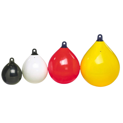 Plastimo Spherical fender black eye diameter 55cm Yellow