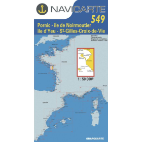 Carte de navigation Navicarte 1010 Ostende, Boulogne, Pas de Calais