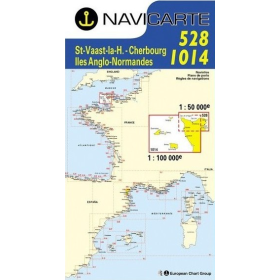 Carta de navegação Navicarte 1014/528 St Vaast, Canal/Ilhas Normandas