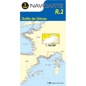 Carte de navigation Navicarte R2 Golfe de Gênes