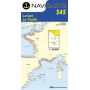 Navigation map Navicarte 545 Lorient, La Trinité, Belle Ile, Houat