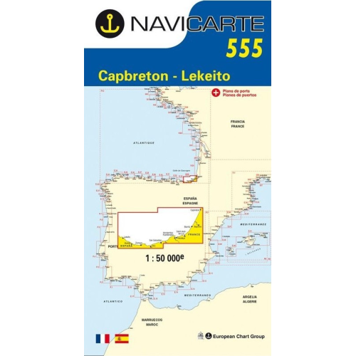 Mapa de navegação Navicarte 555 Cape Breton, Lekeito