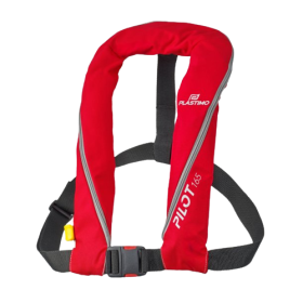 Plastimo Pilot 165 manual inflatable life jacket Red