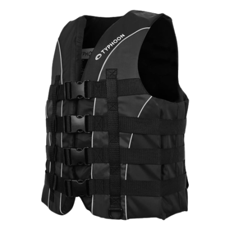 Typhoon Solva ski 50N life vest Black +70 kg