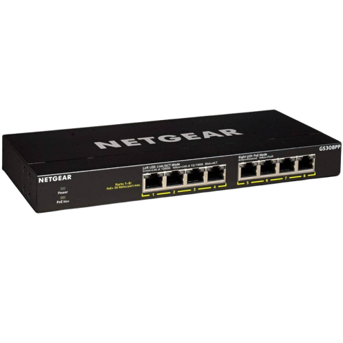 Furuno (Netgear) Concentrador POE Gigabit RJ45 de 8 puertos (10/100/1000)