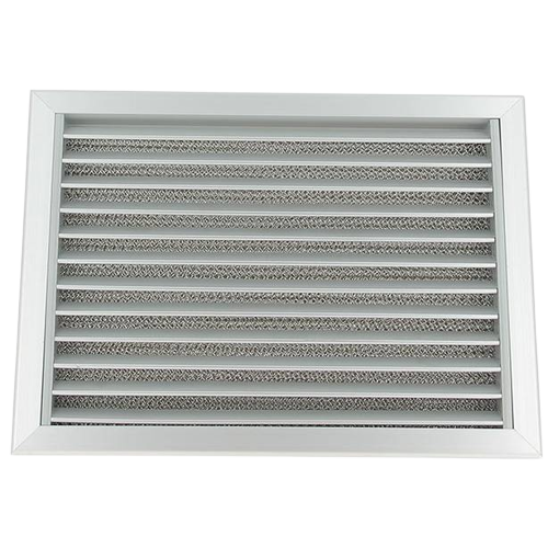 Climma Airflow grille in anodized aluminum 252 x 252 mm