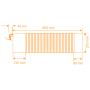 Evaporador de placa Frigoboat 160F