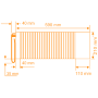 Frigoboat Plate evaporator 130F