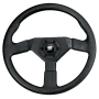 Ultraflex Steering Wheel V38 thermoplastic d.350 mm Black