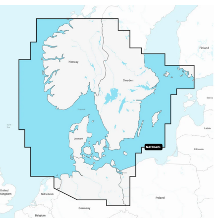 Carte Navionics+ Skagerrak & Kattegat