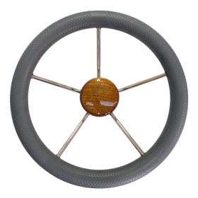 Savoretti Armando Steering Wheel T10 gray sheathed Ø 300mm