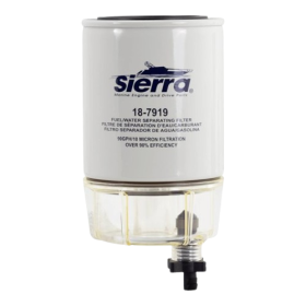 Sierra Fuel Pre-Filter Cartridge with 10 Micron Water Retention Bowl