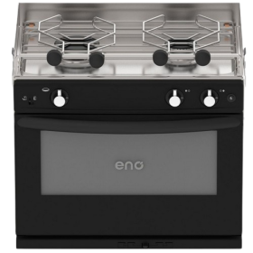 ENO Grand Large 2-burner oven stove without grill Black edition