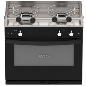 Fornello ENO Grand Large a 2 fuochi senza grill Black edition