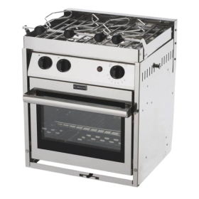 Force10 2-burner gas cooker Oven Grill on gimbal (Europe Sub-compact)
