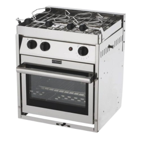 Force10 Cocina de gas de 2 quemadores Horno Grill con cardán (Europa Subcompacta)