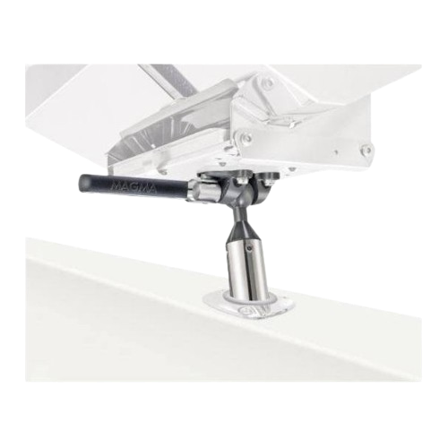 MAGMA 360° adjustable rod holder attachment for rectangular barbecue