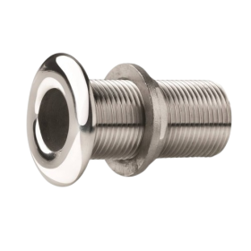 VETUS Thru-hull flush polished stainless steel threaded 10mm