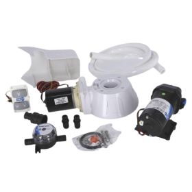 Jabsco 12V Quiet Flush Toilet Conversion Kit with Water Pump