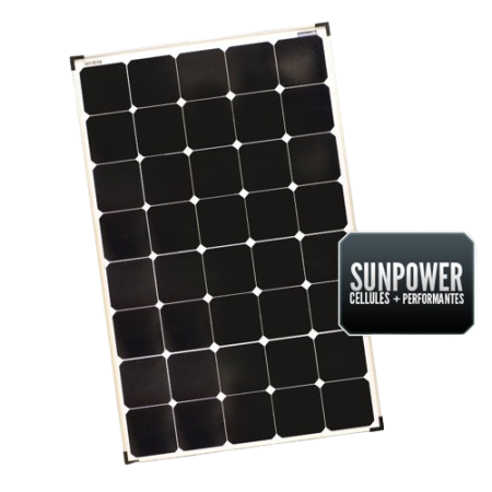 Painel solar rígido Seatronic células SUNPOWER 150 W