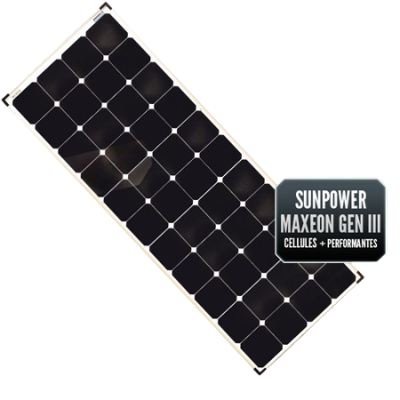 Seatronic Rigid Solar Panel SUNPOWER 165 W cells