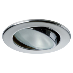 Quick Spot LED diamètre 85mm orientable NIKITA inox satiné 10-30V blanc chaud