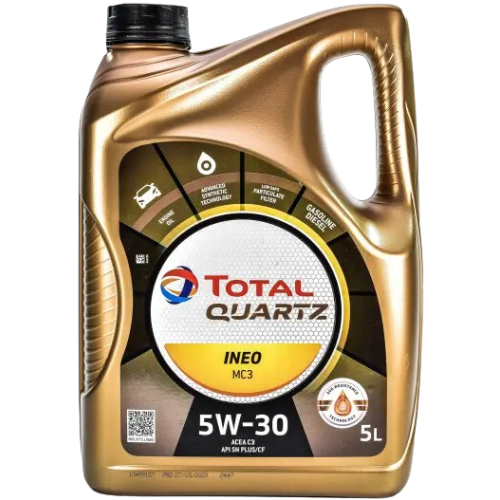 TotalEnergies Huile moteur 4 temps Quartz Ineo MC3 5W-30 C3 5L