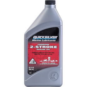 Aceite para motores fueraborda de 2 tiempos Quicksilver Premium TCW3 1L