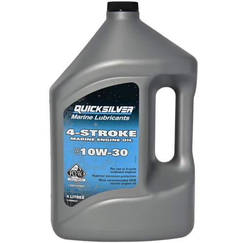 Quicksilver FCW 10W30 4L Mineral 4-Stroke Marine Engine Oil