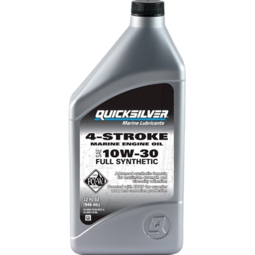 Quicksilver 100% Synthetic 4-Stroke Marine Engine Oil FCW 10W30 1L