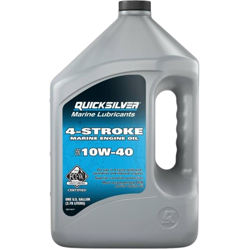 Quicksilver FCW 10W40 4L Mineral 4-Stroke Marine Engine Oil