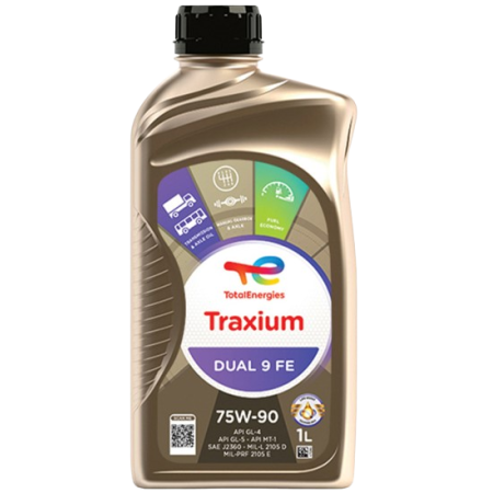 Olio per trasmissione TotalEnergies Traxium DUAL 9 FE 75W90 1 litro