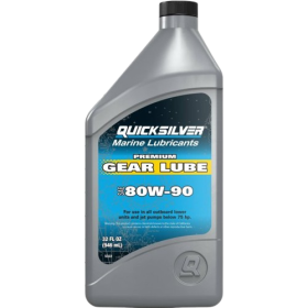 Quicksilver SAE80W90 Basisolie voor buitenboordmotoren 1L