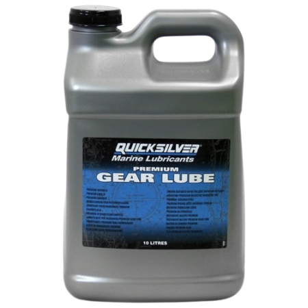 Quicksilver SAE80W90 Basisolie voor buitenboordmotoren 10L