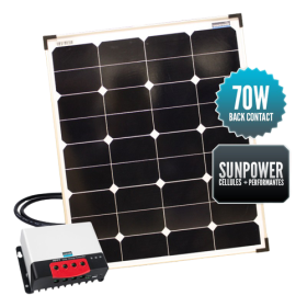 Kit de panel solar rígido SunPower 70W