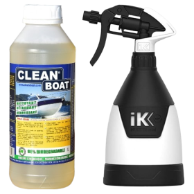 Pack Clean Boat Nettoyant multi-usage 1 litre avec pulvérisateur IK multi TR mini 360