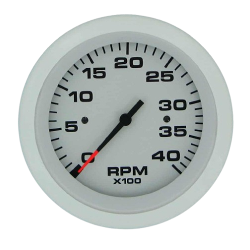 Veetrês Tacômetro Ártico 4000 RPM 76mm