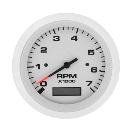 Veethree Artic 7000 RPM 76mm Tachometer with Hour Meter