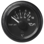 Veratron ViewLine Engine Oil Pressure Gauge 10 bar Black