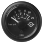 Veratron ViewLine Engine Oil Pressure Gauge 25 bar Black