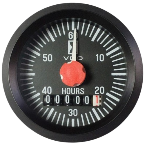 VDO Cockpit international hour meter 52mm 12V with needle