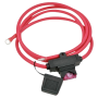 Seatronic Cable para regulador solar con fusible 100A Rojo