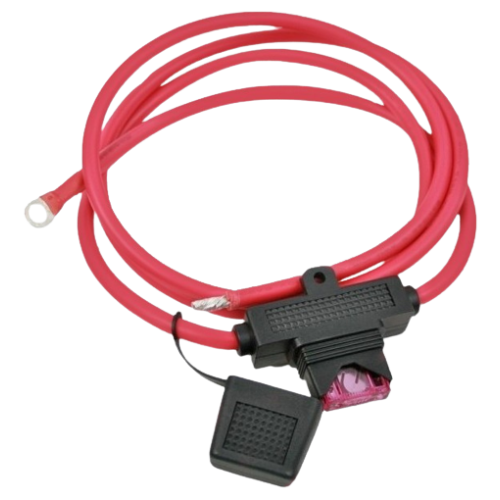 Seatronic Kabel für Solarregler mit Sicherung 100A Rot