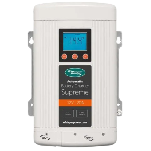 WhisperPower WP-BC Cargador de Baterías Supremo 12V 20A 3 Salidas