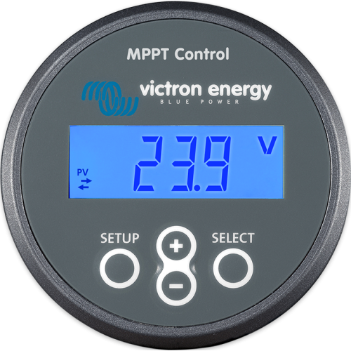 Painel de Controle do Regulador de Controle Victron MPPT