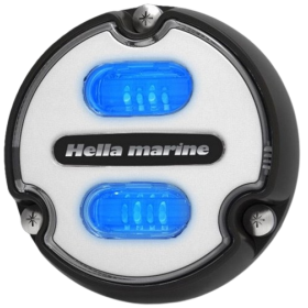 Hella Marine Spot sous-marin Apelo A1 blanc / bleu lentille blanche